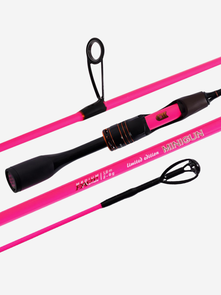 Спиннинг Maximus MINIGUN (Миниган) PINK LE 18UL 1,8m 2-8g (top solid)