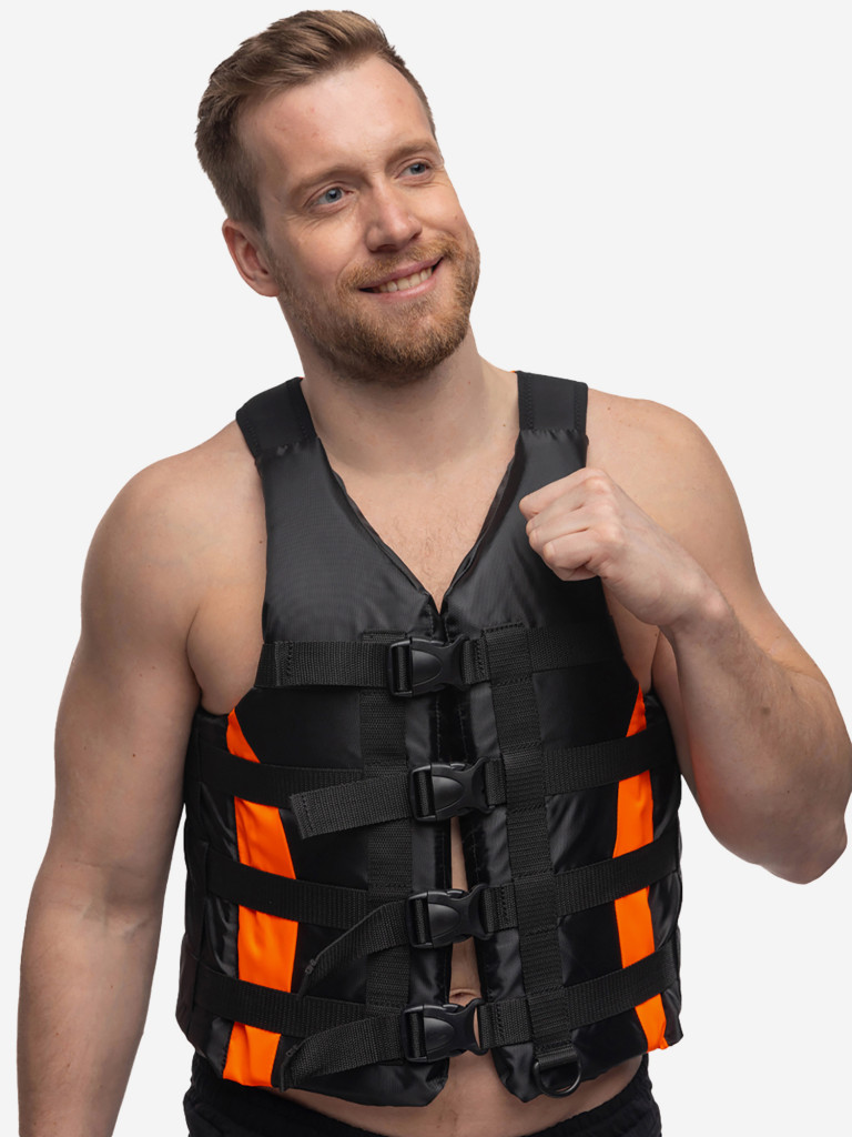 Спасательный жилет оранжевый hikeXp Universal Black\Orange