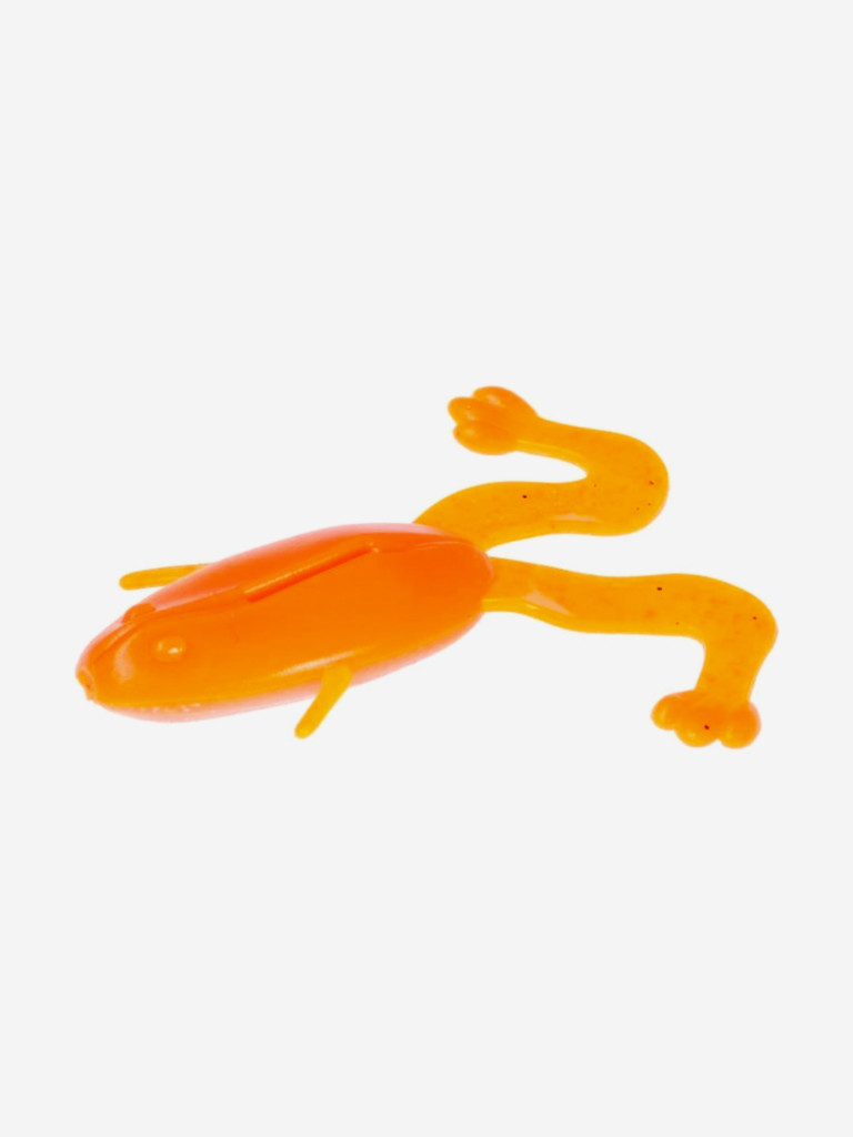 Мягкая приманка лягушка Helios Crazy Frog, 2,36" / 6,0 см, Orange & Yellow, 10 штук (HS-22-015)