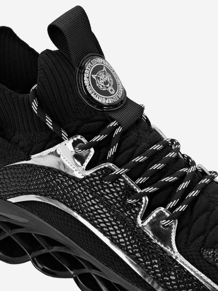Кроссовки Plein Sport Hi-Top Runner Tiger