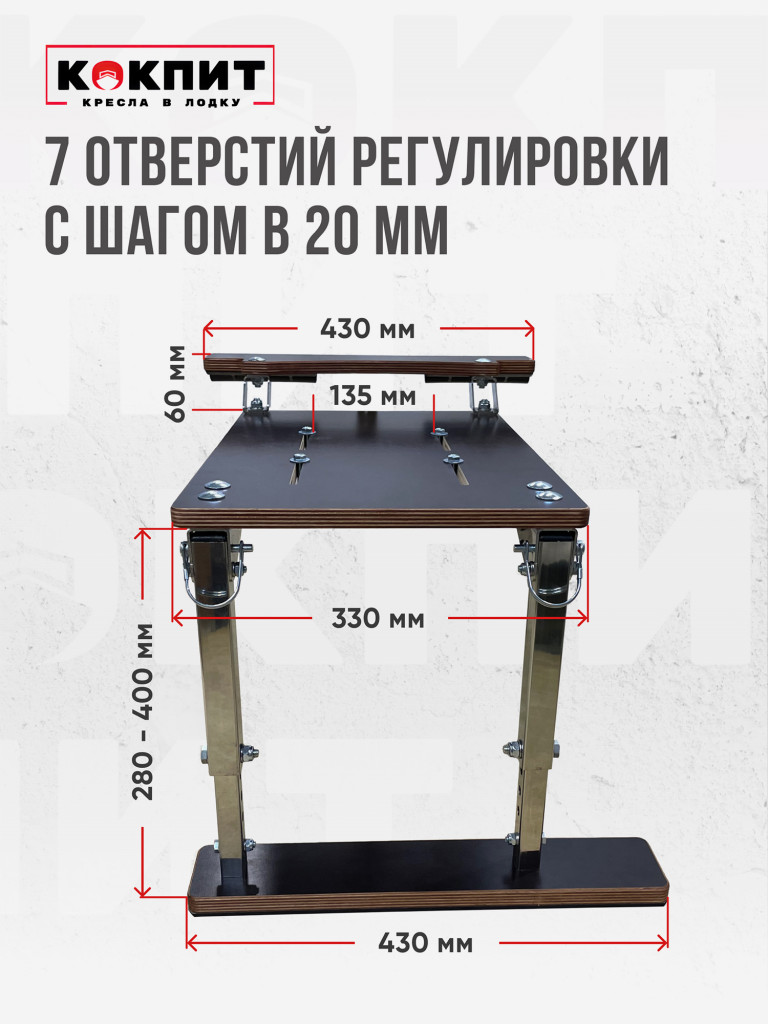 Полный комплект из нержавеющей стали Кокпит PRO