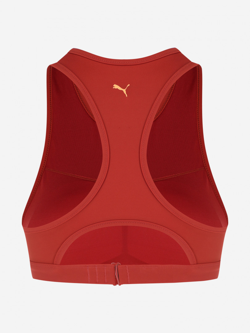 фото Лиф женский puma racerback swim top, коричневый