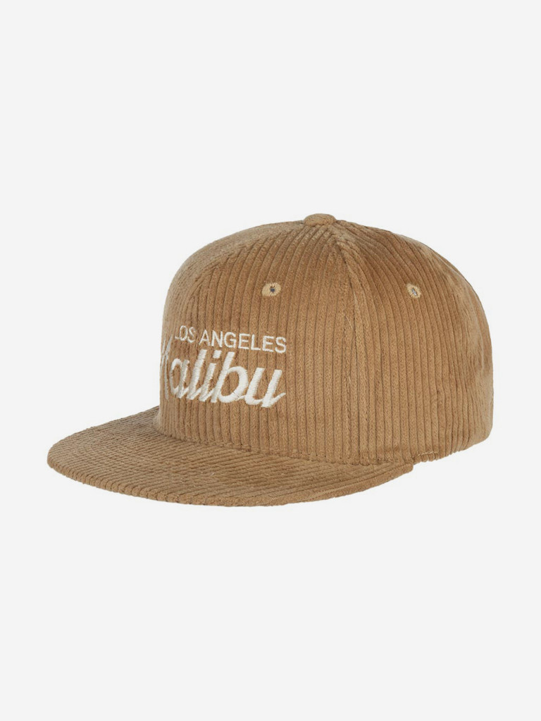 Бейсболка с прямым козырьком HOOD 103-SWC001-CA008-MC Malibu Cord II (коричневый)
