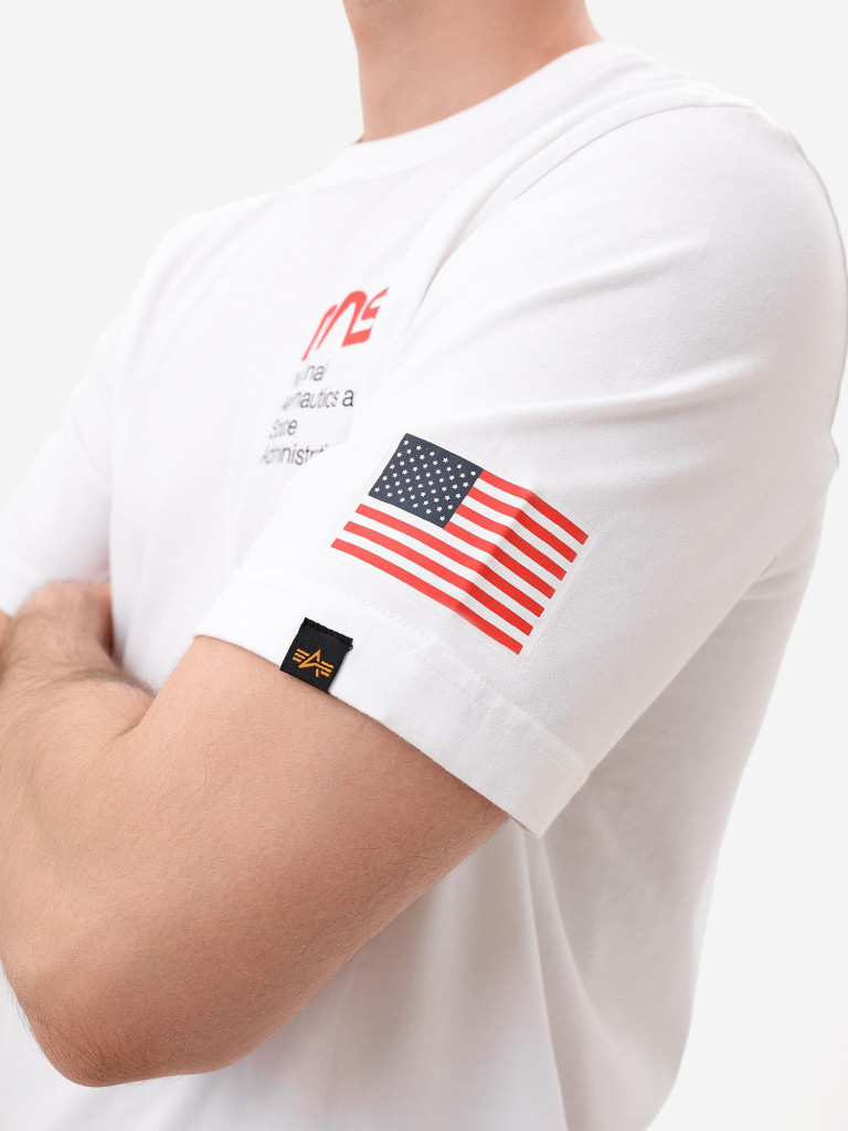 Футболка NASA Worm Logo Alpha Industries