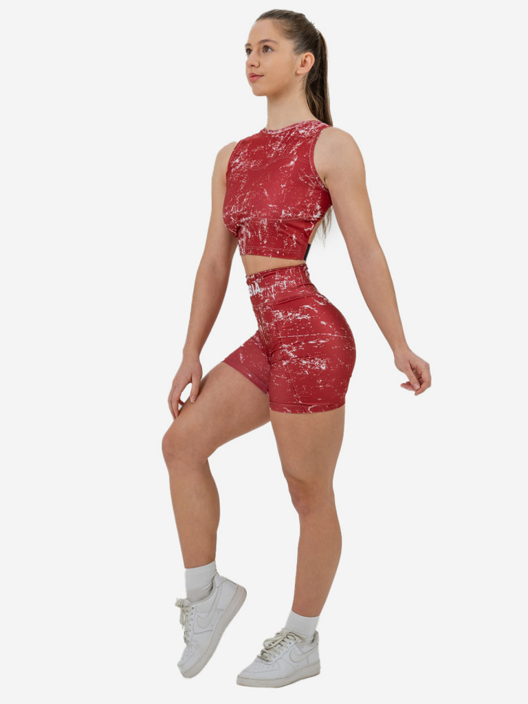 Шорты спортивные женские Ne High waisted leggings shorts 5″ HAMMIES 615