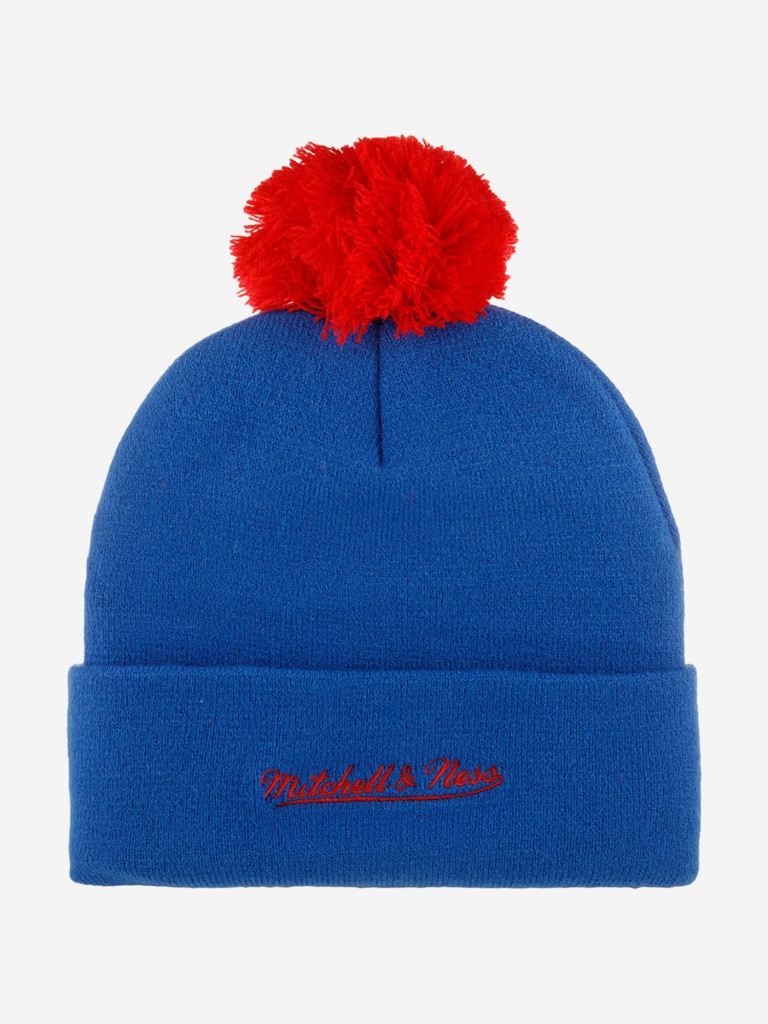 Шапка с помпоном MITCHELL NESS KTPCDX22016-WCABLUE Washington Capitals NHL (синий)