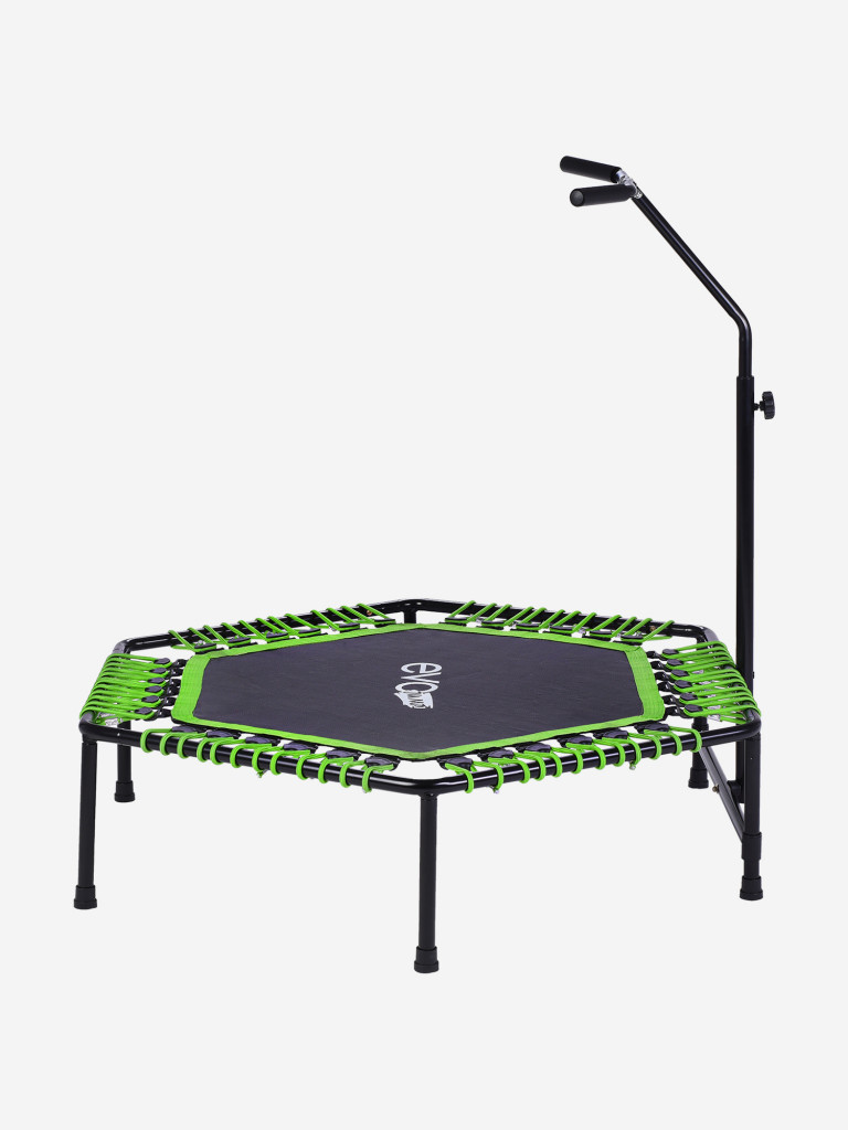 Батут спортивный для фитнеса и джампинга EVO JUMP PRO, зеленый