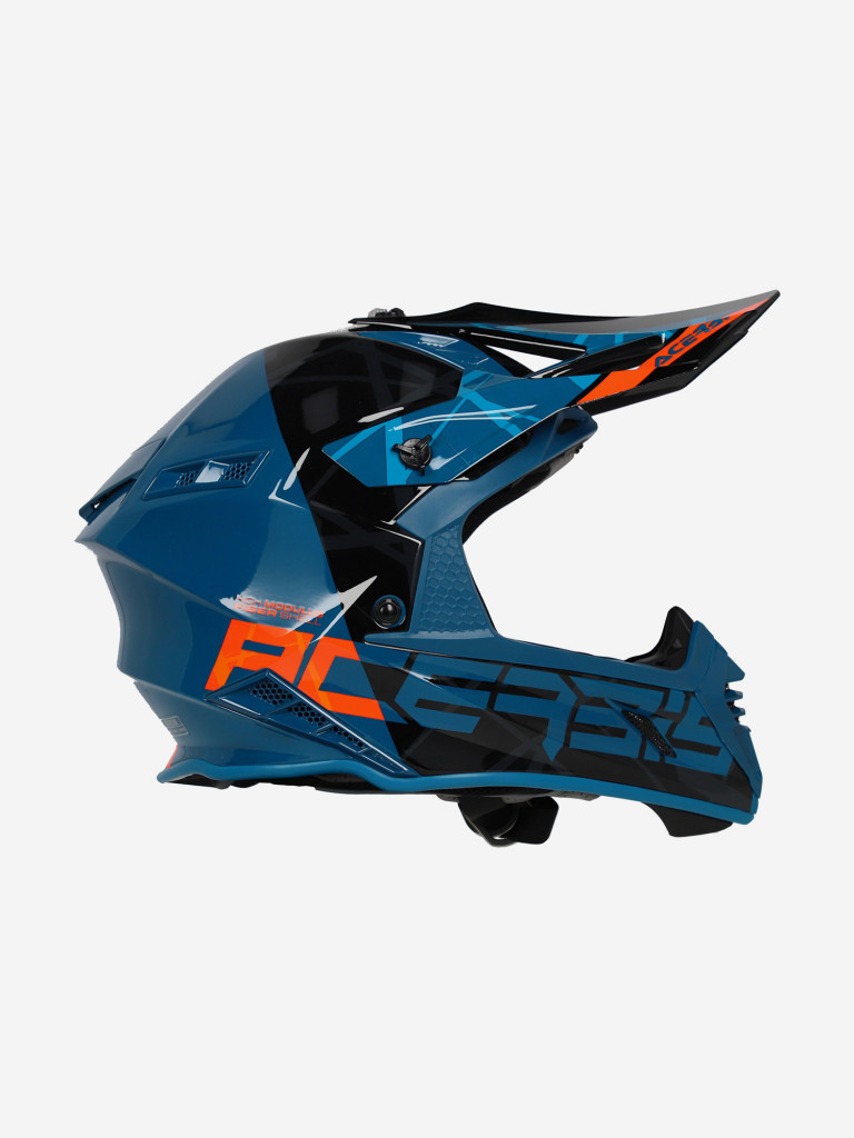 Мотошлем кроссовый взрослый Acerbis X-TRACK 22-06 Black/Green