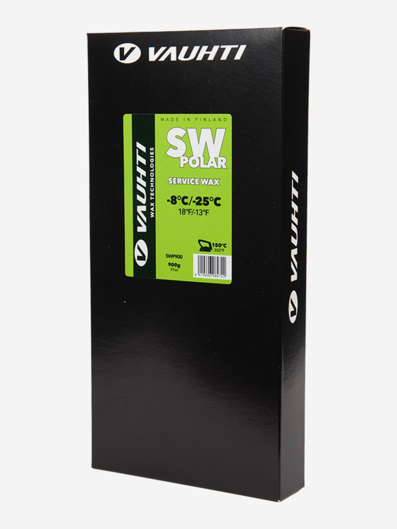 Парафин VAUHTI SW POLAR без фтора , зеленый, -8°/-25°С
