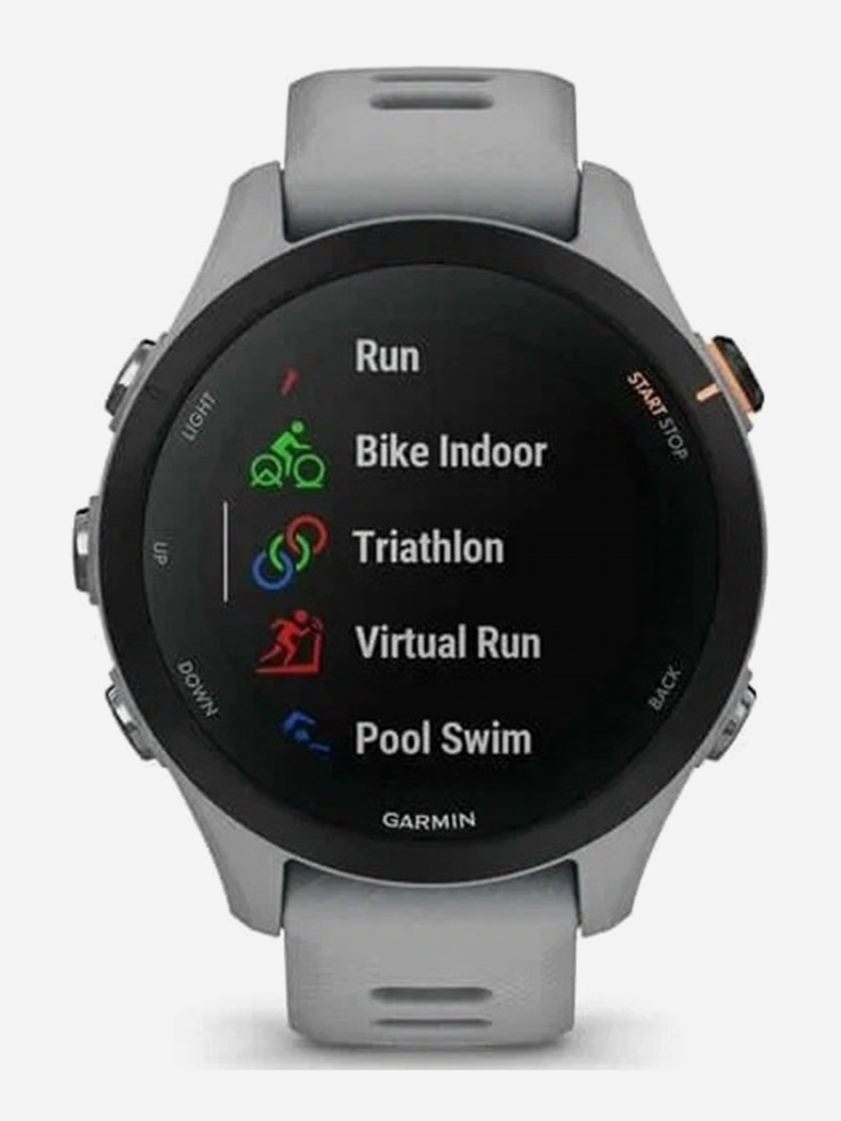 Часы Garmin Forerunner 255S со светло-серым ремешком 010-02641-12