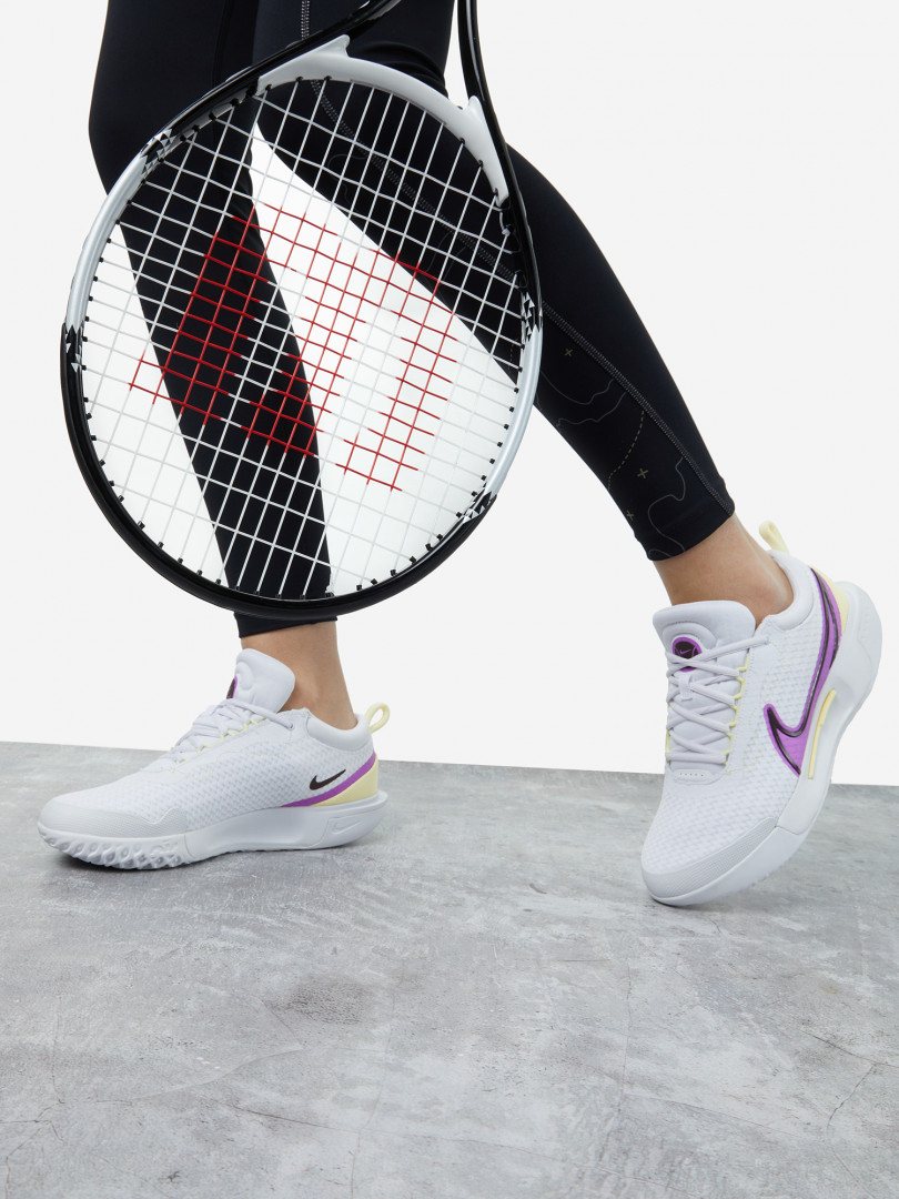 фото Кроссовки женские nike court air zoom pro, белый