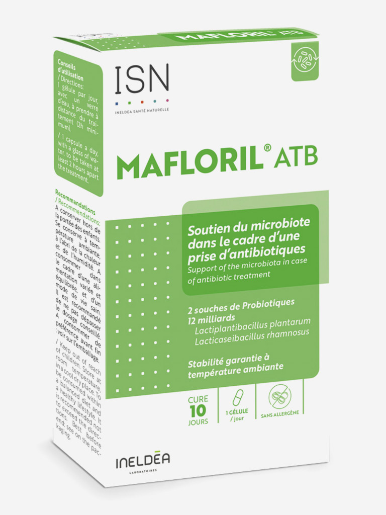 ISN МАФЛОРИЛ АТБ / INELDEA MAFLORIL ATB) (капсулы массой 495 мг), 10 капсул
