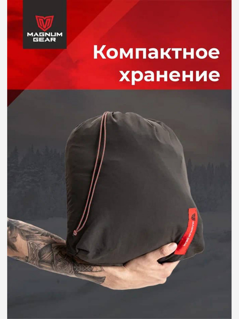 Куртка мужская для рыбалки MAGNUM GEAR TRAVEL черный