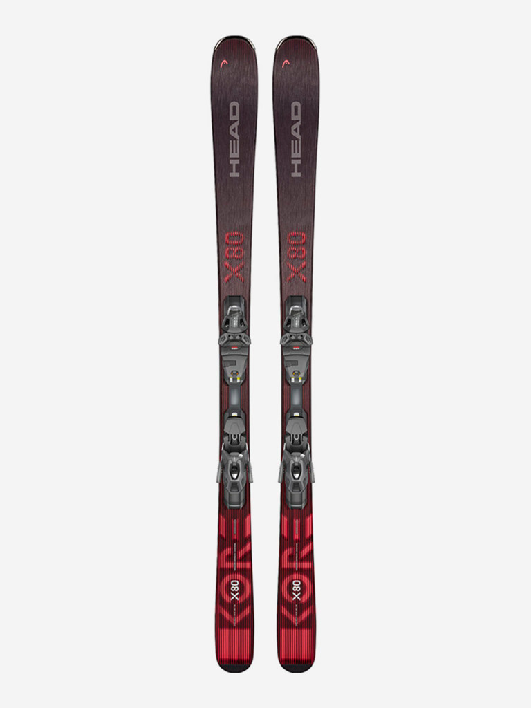 Горные лыжи с креплениями Head Kore X 80 R LYT-PR + PR 11 GW Black/Red 23/24
