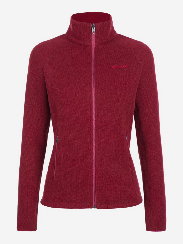 Джемпер флисовый женский Marmot Torla 89670 бордовый цвет