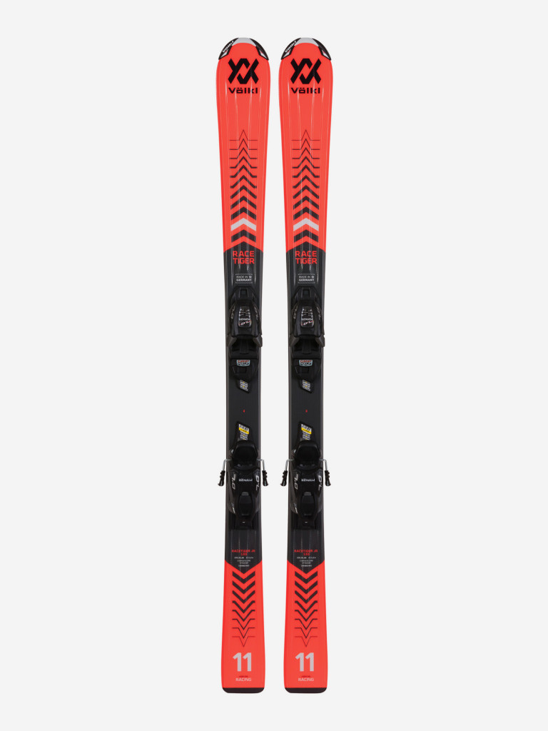 Горные лыжи детские Volkl Racetiger vMotion + крепления 7.0 vMotion