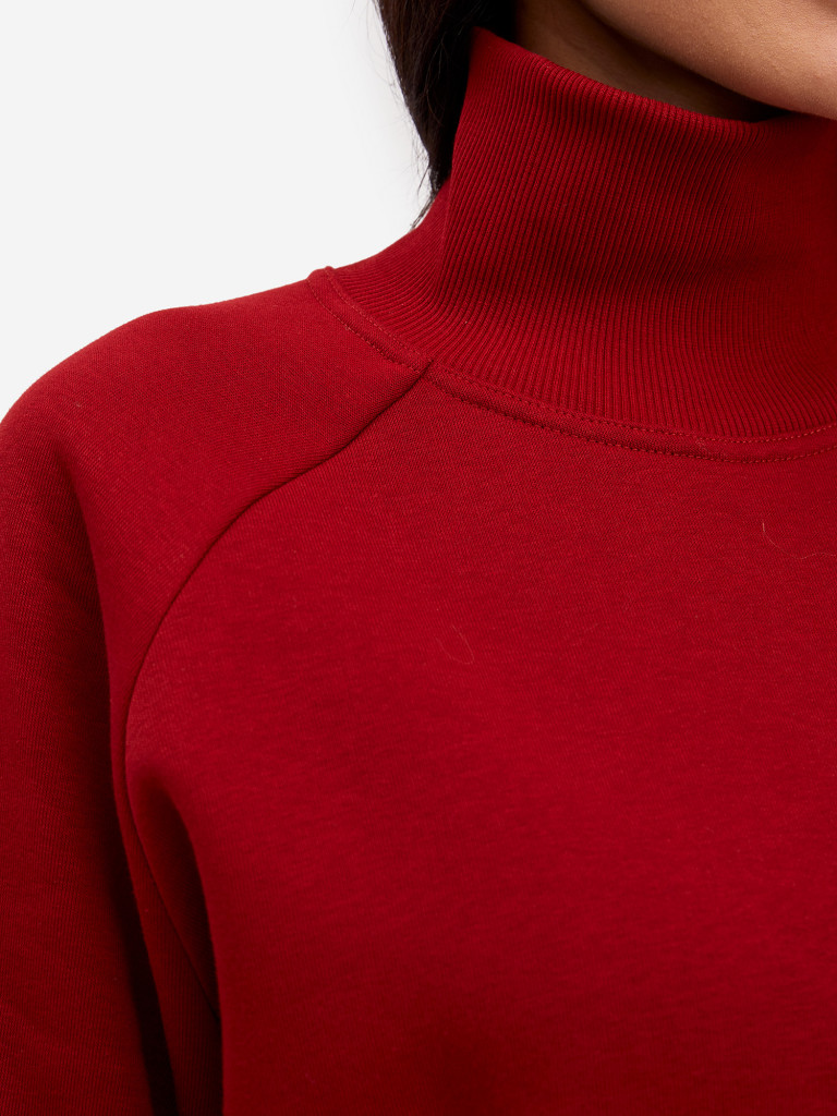 Свитшот спортивный оверсайз женский с начесом Rebelpro