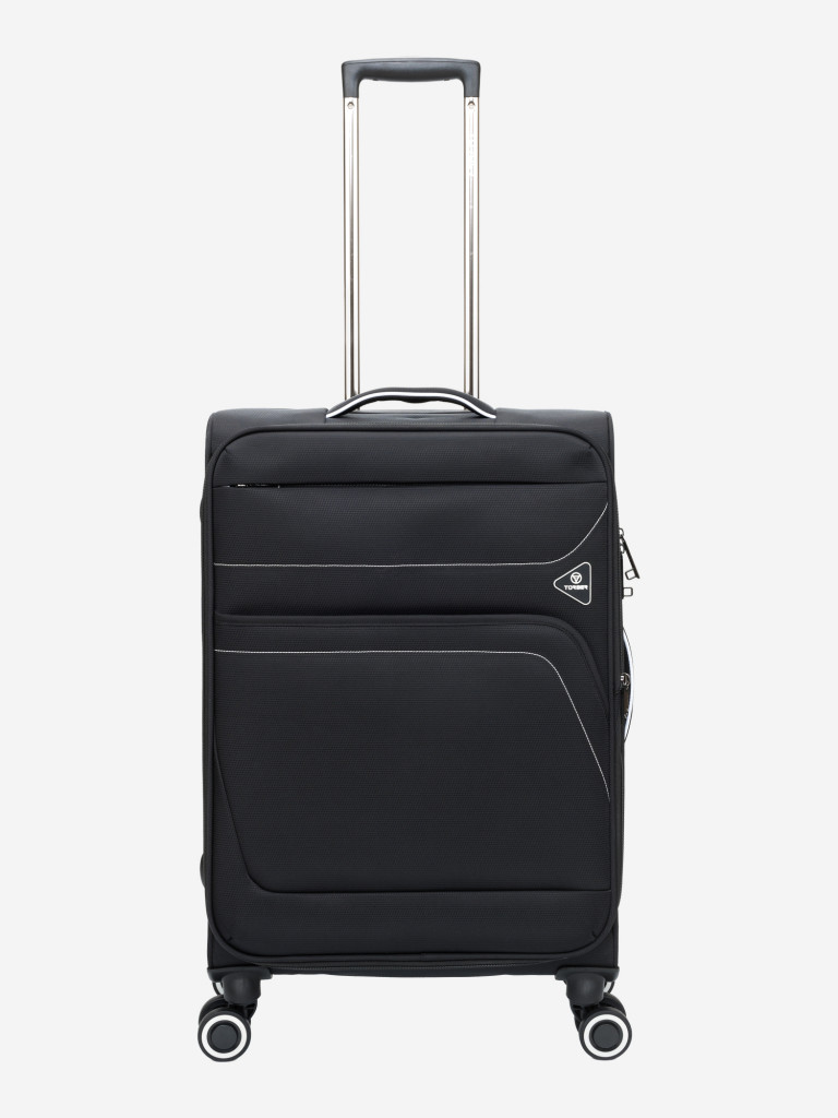 Чемодан TORBER Nero чёрный 63 л