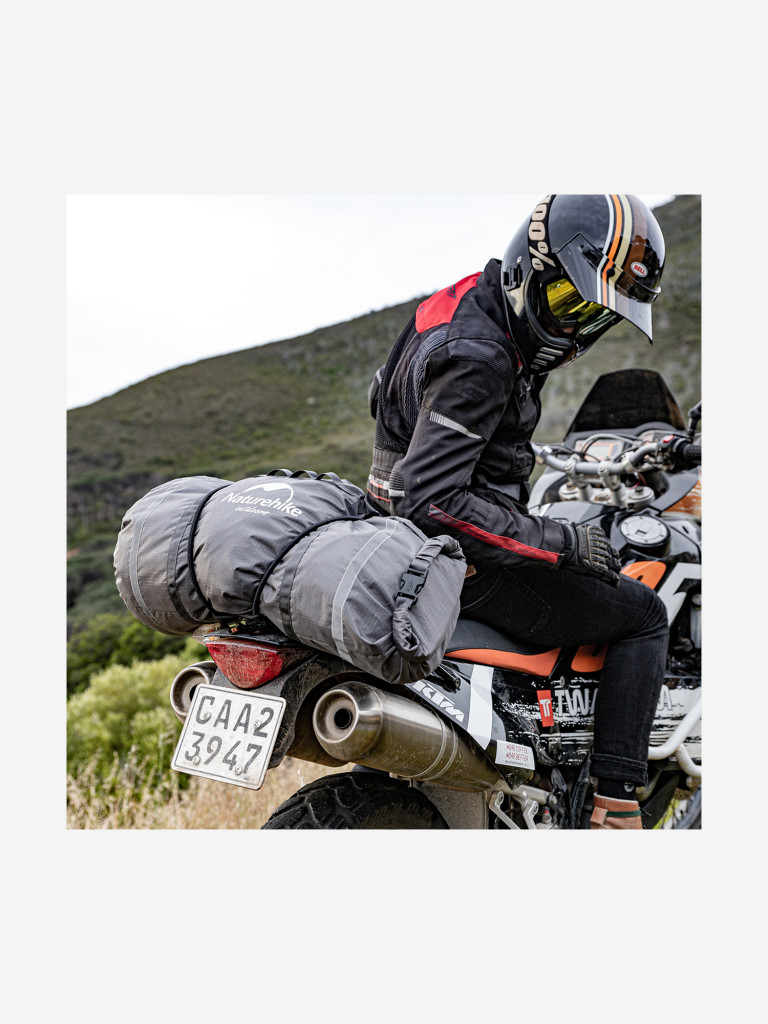 Палатка Naturehike Could Tourer 2-местная+ мотоцикл, алюминиевый каркас, серый