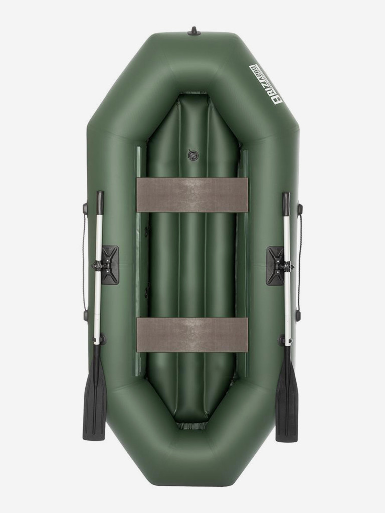 Лодка надувная для рыбалки Тонар Бриз А260 надувное дно, зеленый