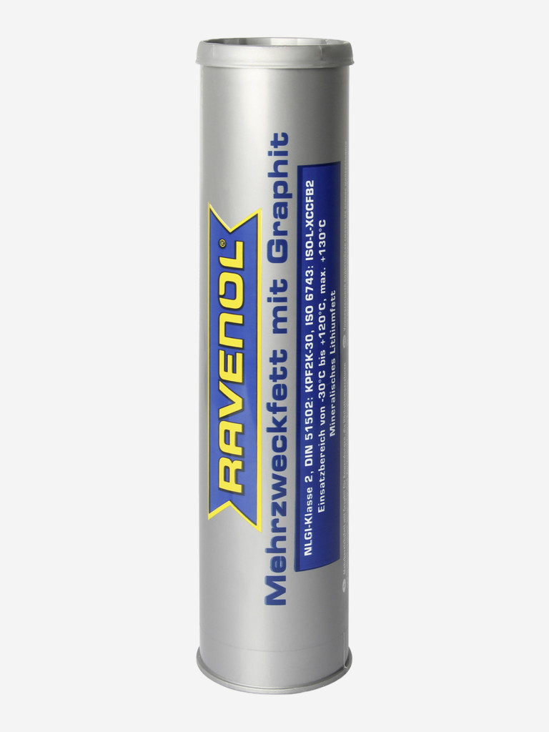 Пластичная смазка с графитом RAVENOL Mehrzweckfett m. Graphit, 400 г