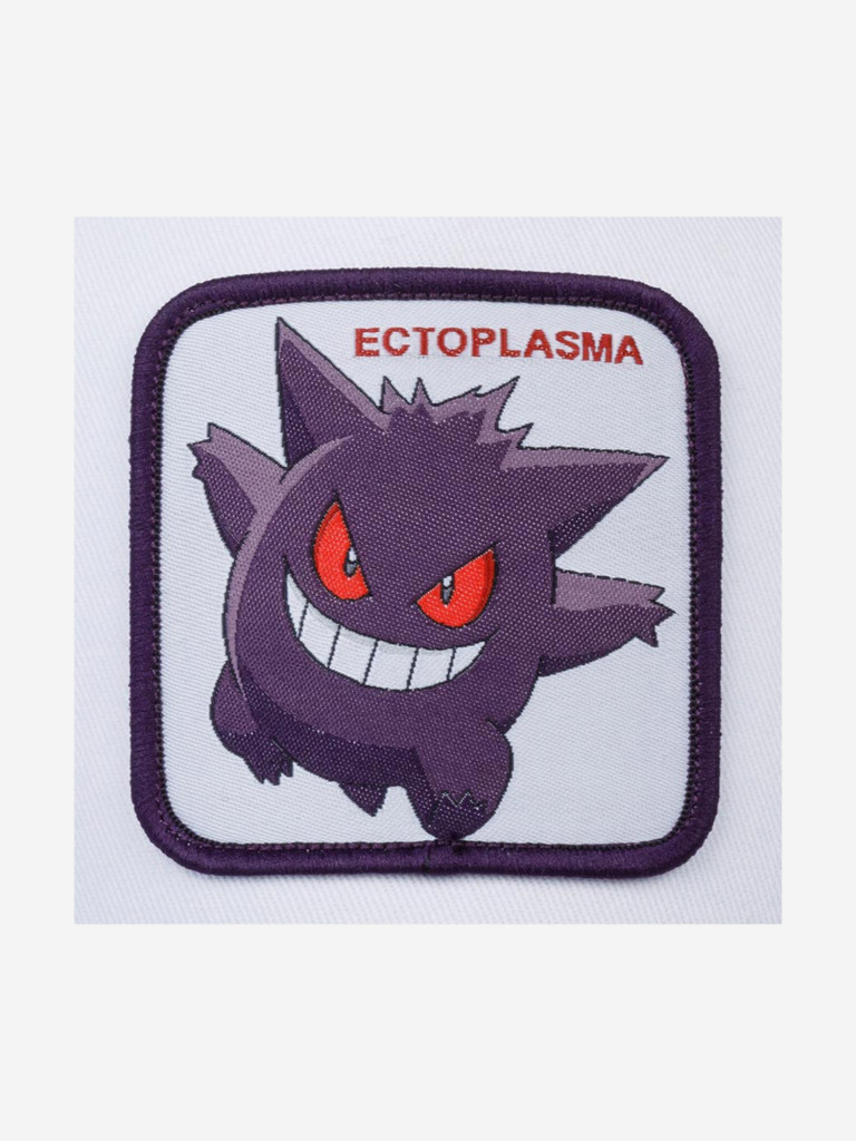 Бейсболка с сеточкой CAPSLAB CL/PKM2/1/GEN1 Pokemon Gengar (белый)