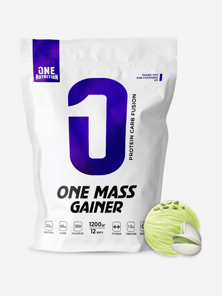 Гейнер, One Nutrition, 1200 г, фисташка