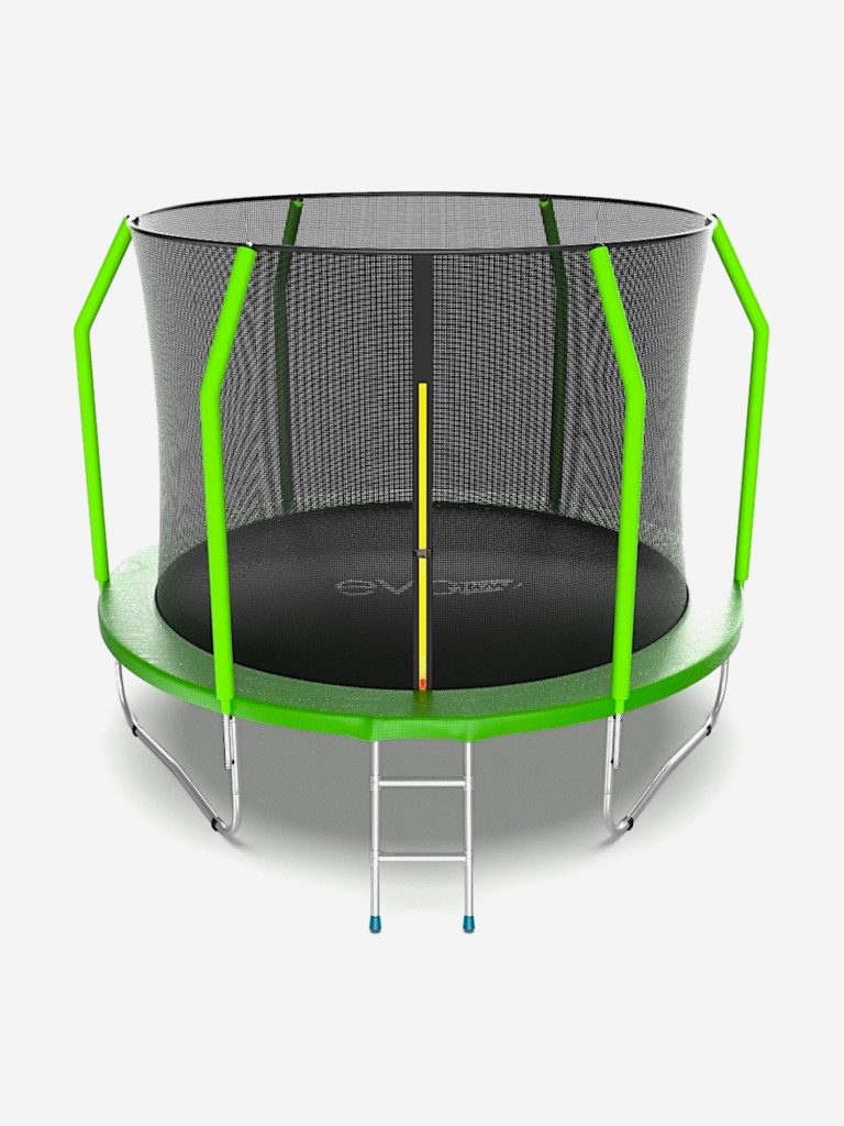 Батут каркасный EVO JUMP Cosmo 10ft зеленый, защитная сеть, диаметр 305 см