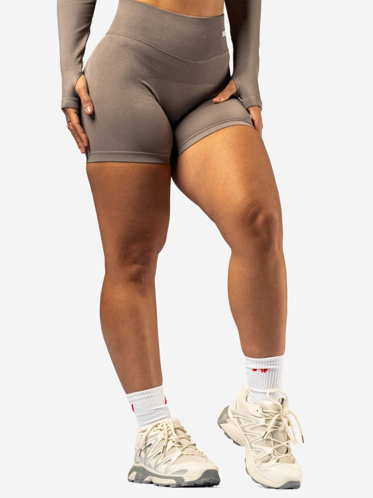 Шорты женские NEBBIA High-Waist Push-Up Shorts POWER 893 Light brown