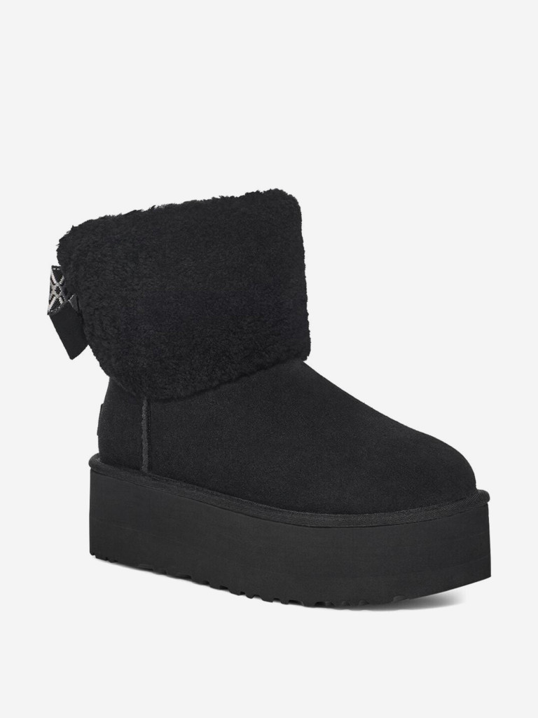 Ботинки утепленные UGG Classic Mini Maxi Curly