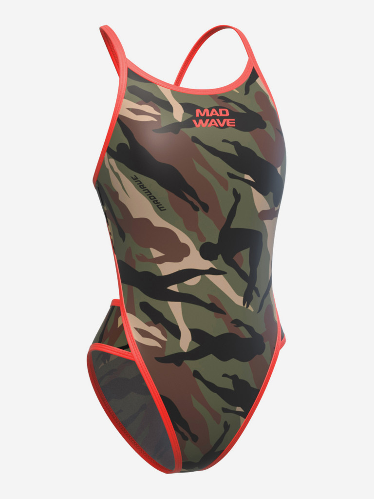 Женский купальник спортивный антихлор Mad Wave Daria PBT C2