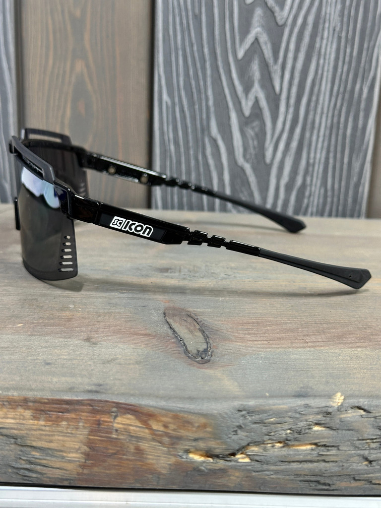 Очки спортивные Scicon AeroWatt Foza оправа Black Gloss линза SCNPP Multimirror Silver