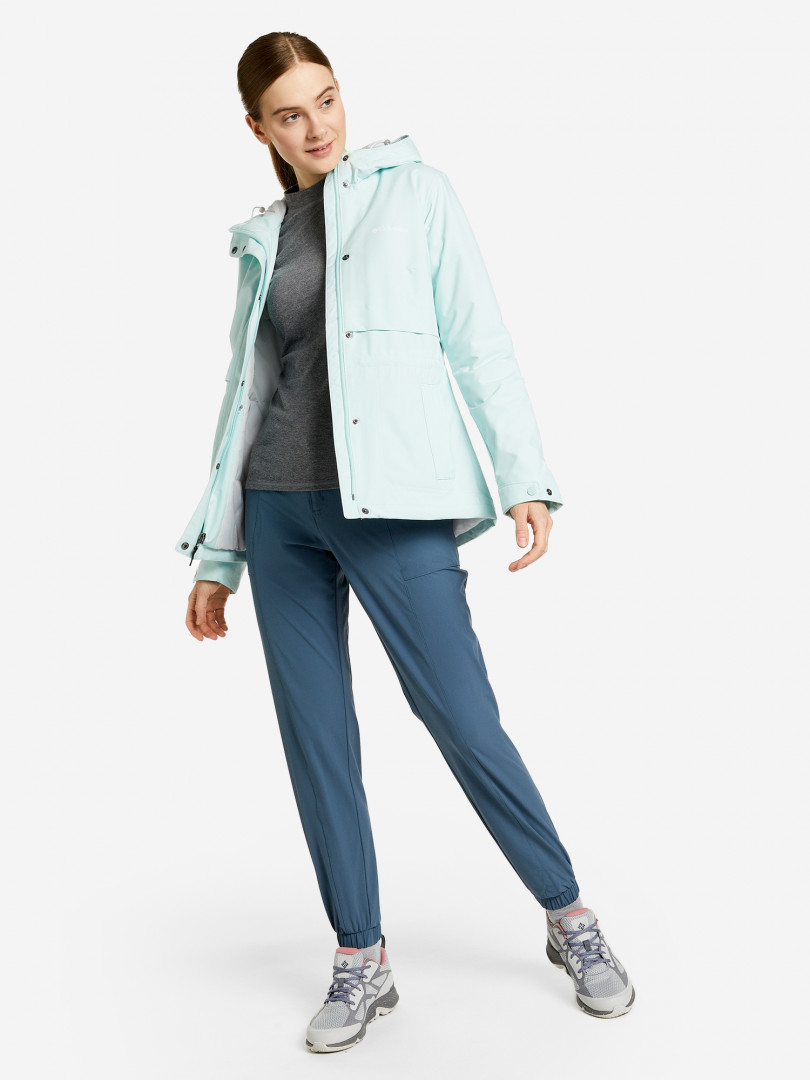 фото Куртка женская columbia lighthouse loop insulated jacket, голубой