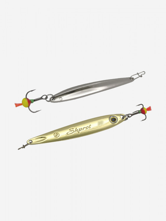 Блесна для рыбалки ECOPRO Shprot -S, 40мм, 2,5г, S/G, вертикальная