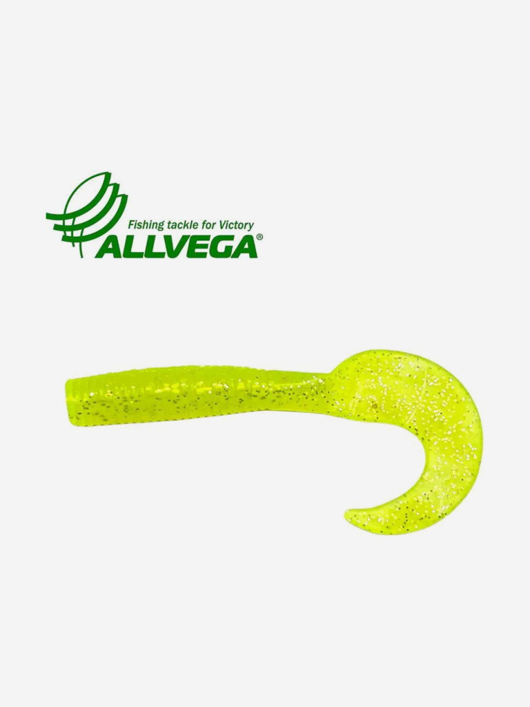 Приманка съедобная ALLVEGA "Flutter Tail Grub" 8см (7шт.)