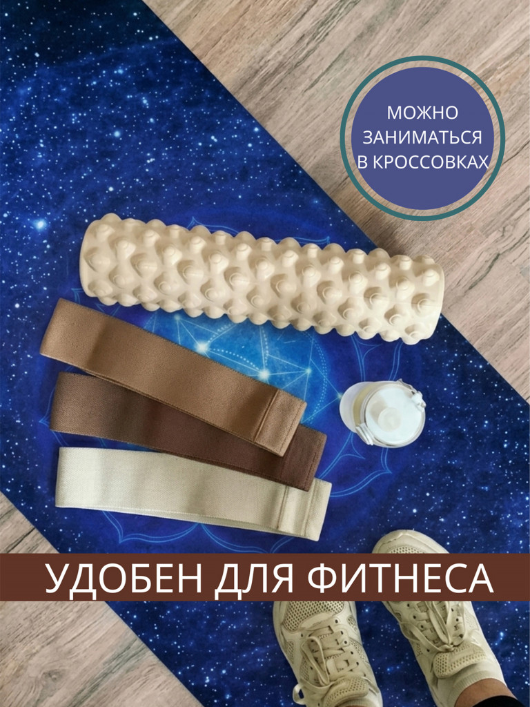 Коврик для йоги NiiDRA Мандала создания классический