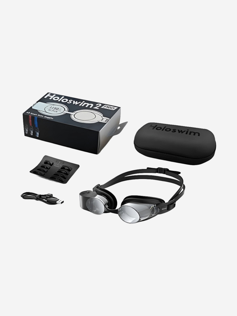Смарт-очки для плавания Holoswim 2 Pro, черные