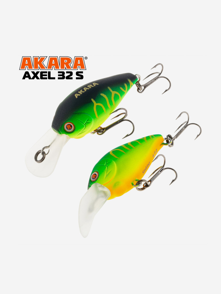 Воблер Akara Axel 32S кренк тонущий на форель, голавля 4,5гр A20