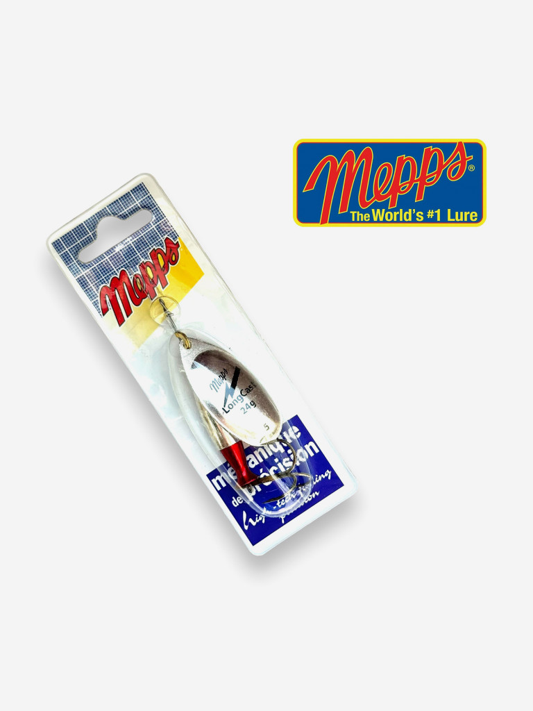 Блесна вращающаяся MEPPS Aglia Long Cast AG №5 24 г. Приманка на щуку, окуня, жереха