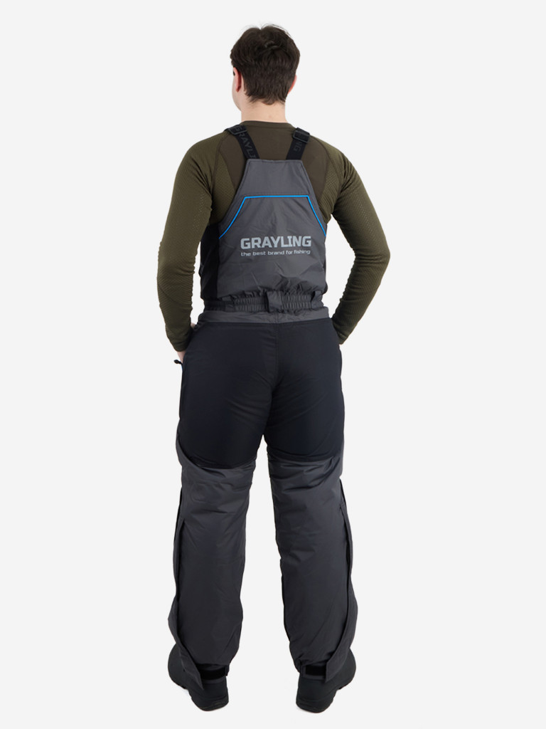 Костюм зимний мужской для рыбалки Камчатка Магма -45, графит/синий