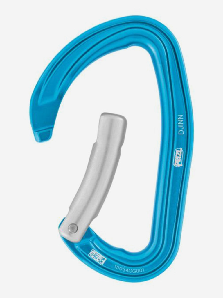 Карабин вспомогательный Petzl DJINN, голубой
