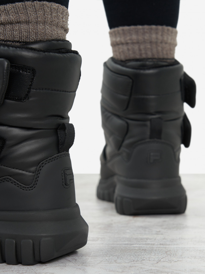 фото Сапоги утепленные женские fila cephea velcro, черный
