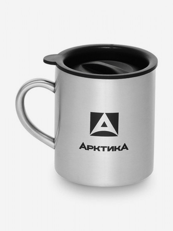 Термокружка невакуумная Арктика, 300 мл, с двойными стенками и крышкой для защиты от пыли