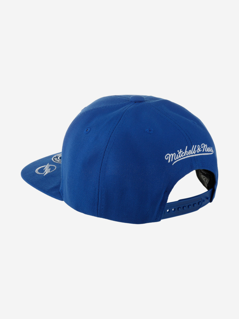 Бейсболка с прямым козырьком MITCHELL NESS 6HSSSH22089-TBLBLUE Tampa Bay Lightning NHL