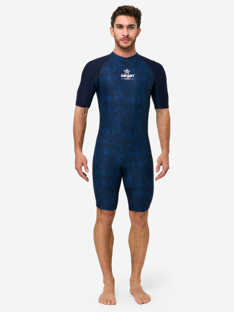 Гидрокостюм неопреновый короткий мужской 2мм SARGAN Sport