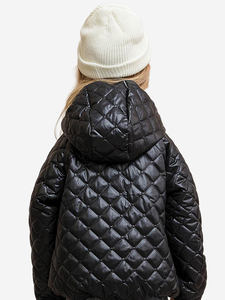 Куртка для девочки batik Лесли черный стежка