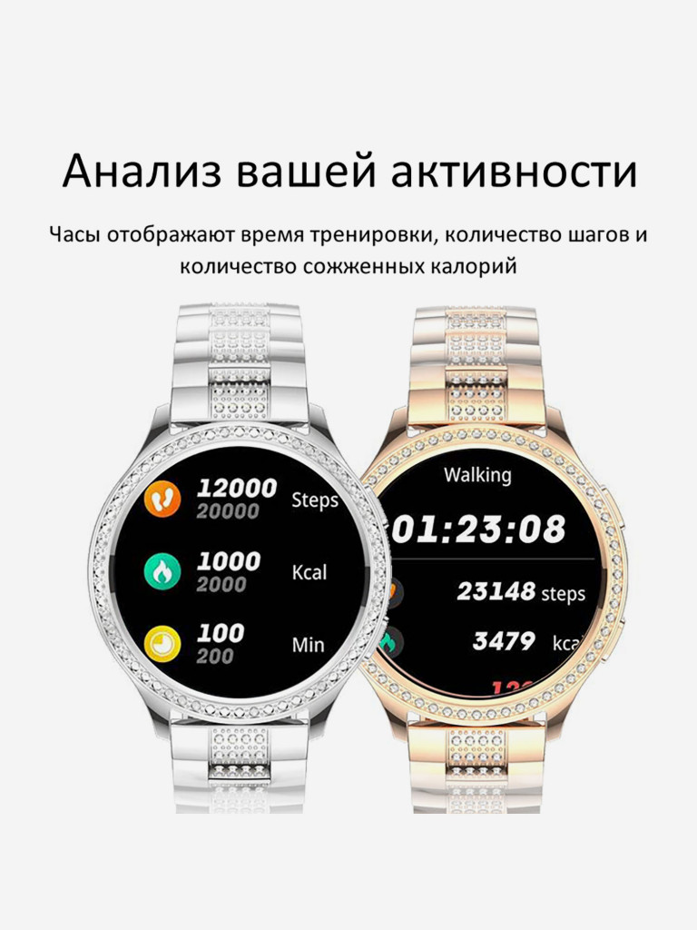 Смарт-часы CheckME Smart CMSAK53GG1 с секундомером, измерением артериального давления и кислорода в крови, мониторингом сна
