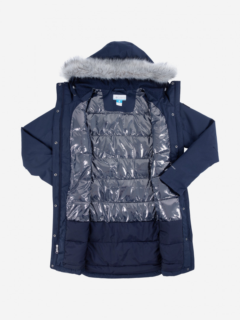 фото Куртка утепленная женская columbia suttle mountain long insulated jacket, синий