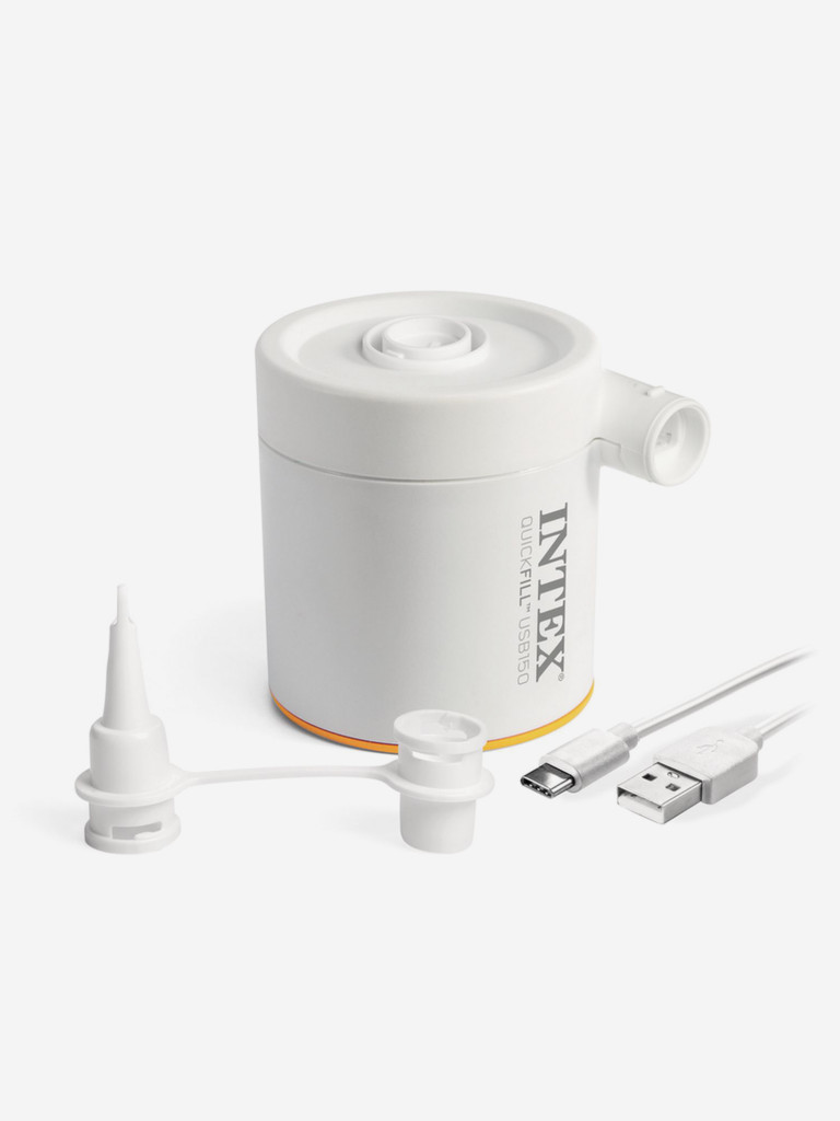 Кровать надувная Intex 64177 PRESTIGE MID-RISE, Twin, 99х191х30 см, с насосом USB