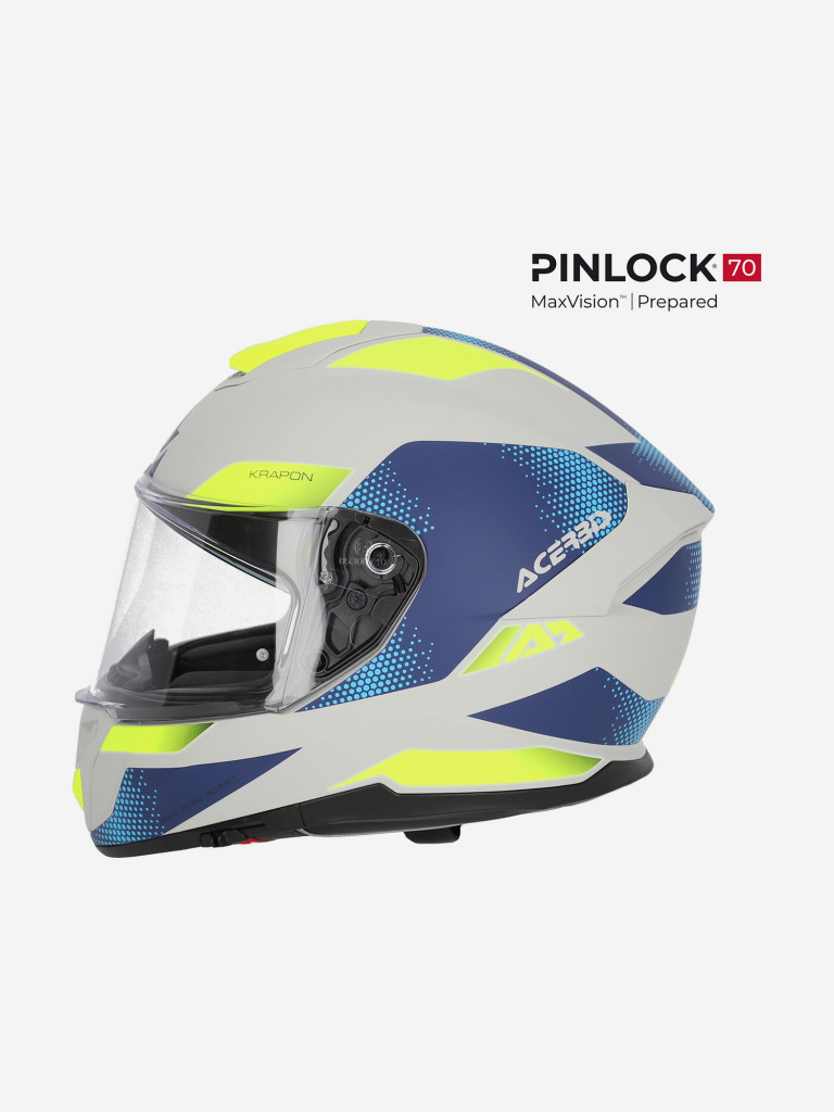 Мотошлем Интеграл Acerbis KRAPON 22-06 Grey/Blue